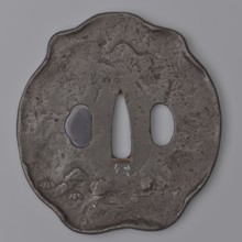 Crossguard tsuba, Kaneie role classification of creator, school craftsman author; Japanese; Edo