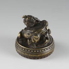 Seal stamp, fo iconography, buttons, Qing style, zoomorphic motifs, Chinese culture, Chinese art,