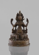 Bodhisattva Avalokiteshvara Sadaskari, Bodhisattva Sadaksari sPyan-sras-gzigs in dhanasana on a