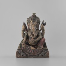 Ganesha, unknown artist, late 18th century, Nepal; sculpture height 26.0 cm, width 19.5 cm, depth 8