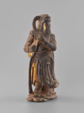 Guardian of Heaven and Defender of the Faith, unknown sculptor, figurine, Southeast Asian art; full