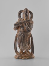 Guardian of Heaven and Defender of the Faith, unknown sculptor; figurine depicting a guardian with