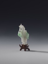 Fisherman with a Basket and a Fish on a Rod, unknown sculptor, fish, fishermen, Chinese art,