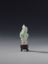 Fisherman with a Basket and a Fish on a Rod, unknown sculptor, fish, fishermen, Chinese art,