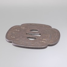 Crossguard tsuba, Kaneie; geese; sword crossguards; mokkô; Japanese art; Japanese culture; swords;