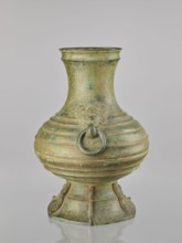 Hu-type vessel hu, Japanese, Bronze wine vessel, 1st half of the 20th century Meiji/Taisho periods,
