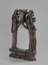 Stand, Chinese, Chinese art, figurative motifs, women, Qing 1644–1911, stand for hanging a gong,