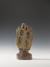 Phoenix with a dragon and a pearl on a base; creator, Chinese; Qing dynasty 1644–1911; 18th