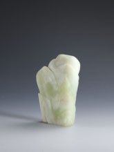 Small screen on a base, Chinese, Qing 1644–1911. Small screen with an oval cross-section made of