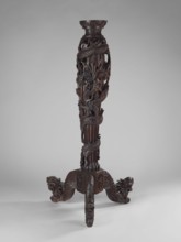 Pedestal, Chinese, Qing 1644–1911, 17th–19th century. Sculpture, height 128 cm. Portrays a dragon