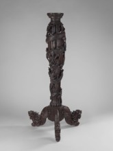 Pedestal, Chinese, Qing 1644–1911, 17th–19th century, China; sculpture, height 128 cm. Chinese art;