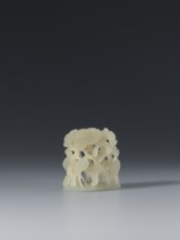 Ornament, early 17th century, China; jade; height 3.65 cm, width 3.2 cm, depth 2.5 cm. Ming