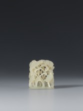 Ornament, Chinese art, Chinese, Ming 1368–1644, Ming style, bosses, lotuses, headgear, cranes