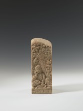 Seal stamp, unknown sculptor, lion iconography, Krieg doctor, bats iconography, arhat iconography,