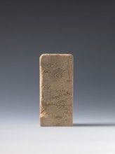 Seal stamp, unknown creator; bats iconography; lion iconography; arhat iconography; Chinese art;