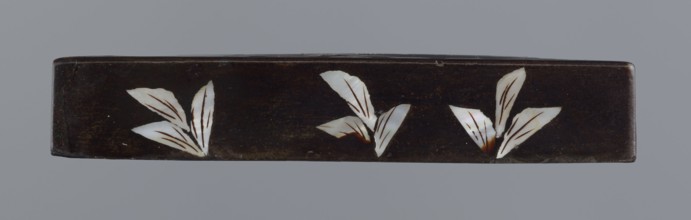 Lid, figural scenes, Chinese art, Chinese culture, Qing 1644–1911, trees, pines, lid made of black