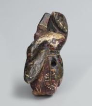 Netsuke in the shape of a sanbasô dancer, Japanese, Edo period 18th century, netsuke figurine
