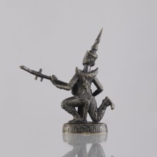 Musician figurine, Southeast Asian art, musicians, Southeast Asia culture, provenance unknown, 1st