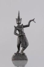 Dancer figurine, Southeast Asian art; subject: musicians; culture: Southeast Asia, Cambodia;