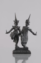 Figurines of a dancing couple, Southeast Asian art, dance, Southeast Asia culture, unknown