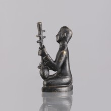 Musician figurine, Southeast Asian art, musicians, Southeast Asia culture, 1st half of the 20th