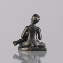 Musician figurine, Southeast Asian art, musicians, Southeast Asia culture, 1st half of the 20th