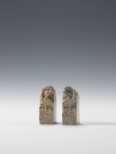 Pair of seal dies, Chinese, 19th–20th century. Materials/technique: blind, square cross-section;