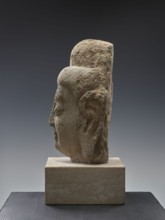 Head of Buddha, Chinese, Qing 1644–1911 and Song 960–1279 influences, Chinese Buddhism iconography;