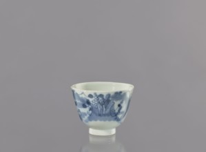 Bowl, Japanese, ceramics, bowl with landscape motifs, ca. 1750–1800, Japan, vessel; height 6.3 cm,
