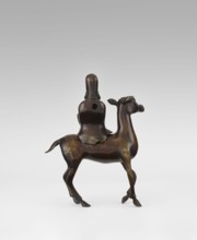 Shoulao on a deer - incense burner, unknown sculptor, deer, figurines, Chinese art, Chinese