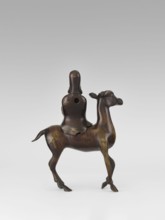 Shoulao on a deer — incense burner; creator, sculptor; Narozno Eckersdorf provenance; deer; Chinese