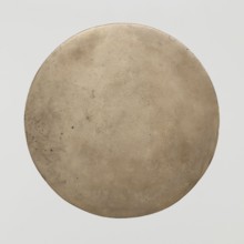 Mirror, Chinese, Qing dynasty 1644–1911, 19th century. Bronze mirror with birds and cranes and