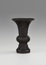Gu-type vessel, gu cups, Chinese art, Chinese culture, ceremonial vessels, Qing 1644–1911, ritual