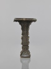 Fanggu vase, fanggu vessel, Chinese art, Chinese culture, ceremonial/ritual vessel, gu cup form,