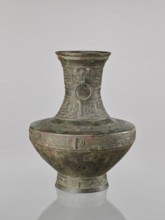 Hu-type vessel, Chinese, Qing dynasty 1644–1911, 19th century, ceremonial ritual vessel with