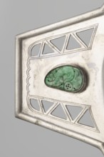 Platter, Chinese, Chinese art, openwork, bats iconography, coins, Qing 1644–1911, platter on a foot