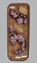 Monk on Horseback Under a Tree — decorative panel;, Chinese; horses and monks iconography;