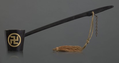 Ritual ladle, Chinese, Qing dynasty 1644–1911, late 19th century. Material/subject: ritual vessel