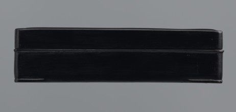 Ink stone box, ink; container., Materials: ink. Culture: Chinese, Japanese. Date: 19th–20th century