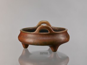 Li-type incense burner, Chinese, Ming dynasty style Ming 1368–1644; associated with Qing 1644–1911