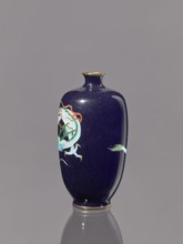 Vase, repossession Krakow — ; dragons iconography; Japanese art; Japanese dragon motif; Meiji