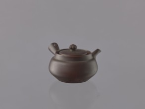 Teapot kyûsu, ceramics, Japanese art, teapots, Japanese culture, openwork, floral ornaments. Bulky
