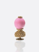 A button for a semi-official cap of an official between the seventh and ninth rank, Chinese art,