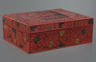 Box with a lid, Chinese art, Chinese culture, figural scenes, floral motifs, Qing 1644–1911,