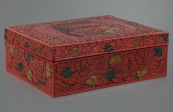 Box with a lid, Chinese art, Chinese culture, figural scenes, floral motifs, Qing 1644–1911,