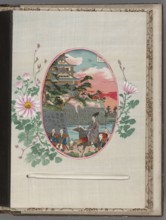 Album of photographs and postcards; Japanese art; Meiji period late 19th century, 1868–1912;