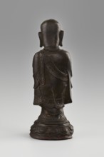 Monk, Papal, Chinese art, Chinese culture, Qing 1644-1911, figurine, Buddhist art depicting a