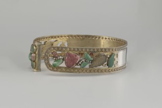 Headband, plant ornament, Chinese, Chinese art, Qing 1644–1911, head ornament, openwork inlaid with