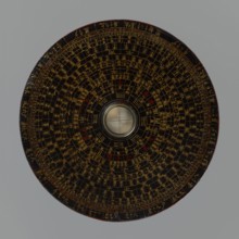 Feng shui compass luopan, Chinese, Qing 1644–1911, 19th century. San Yuan Luo Pan also known as yi
