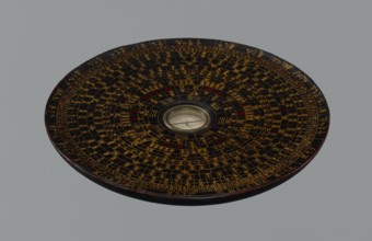 Feng shui compass luopan, Chinese, Qing 1644–1911, 19th century. San Yuan Luo Pan also known as yi